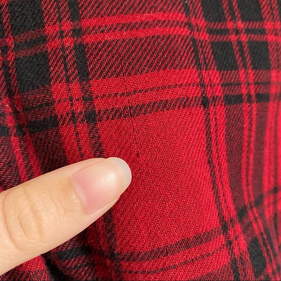 Madewell Latitude Buffalo Check Flannel Shirtdress - Picture 12 of 16